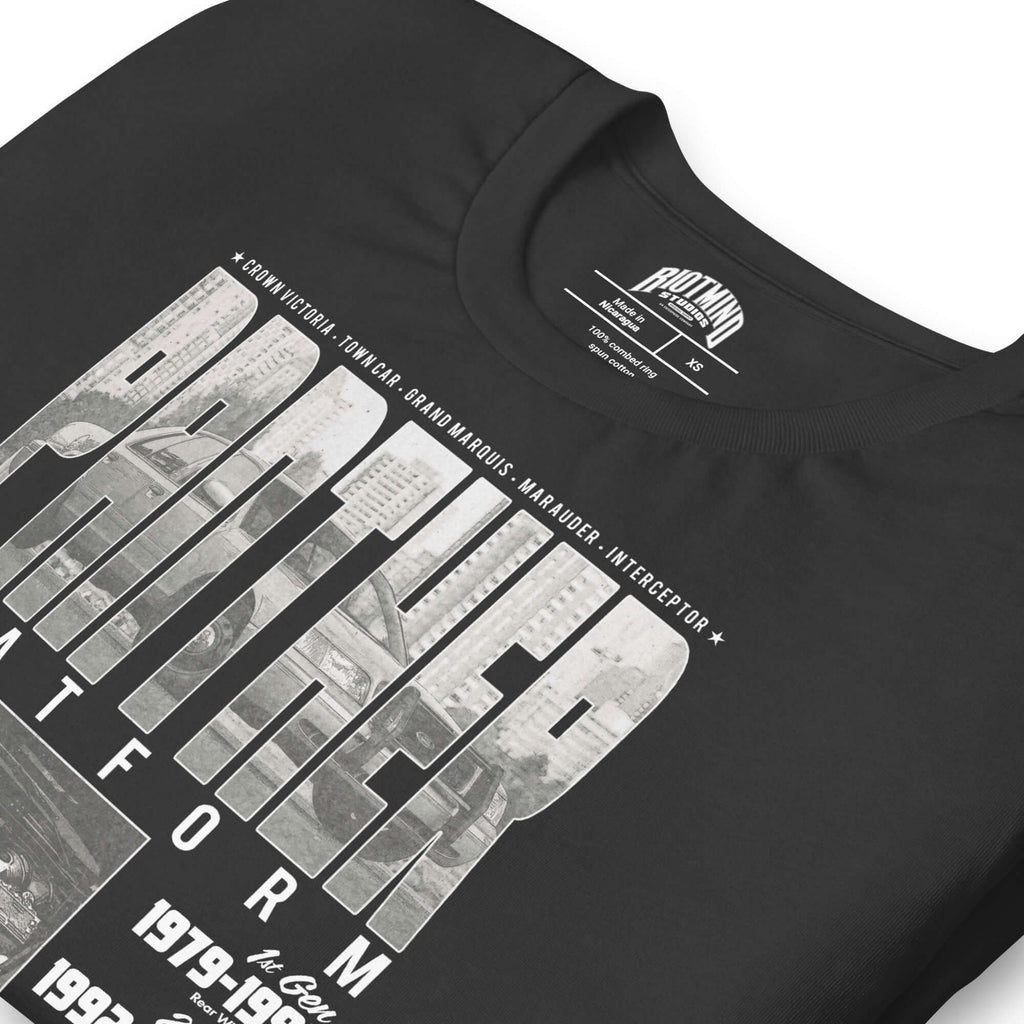 Panther Platform History Unisex t-shirt