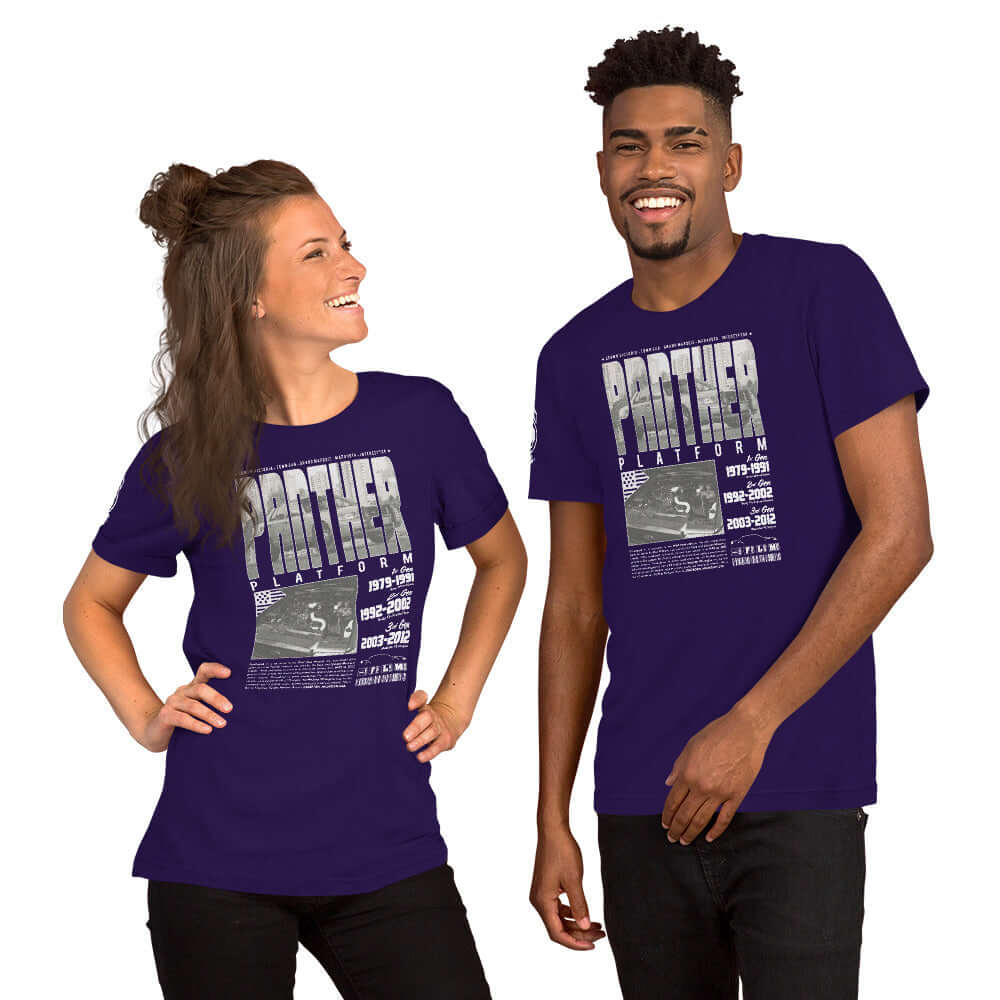 Panther Platform History Unisex t-shirt