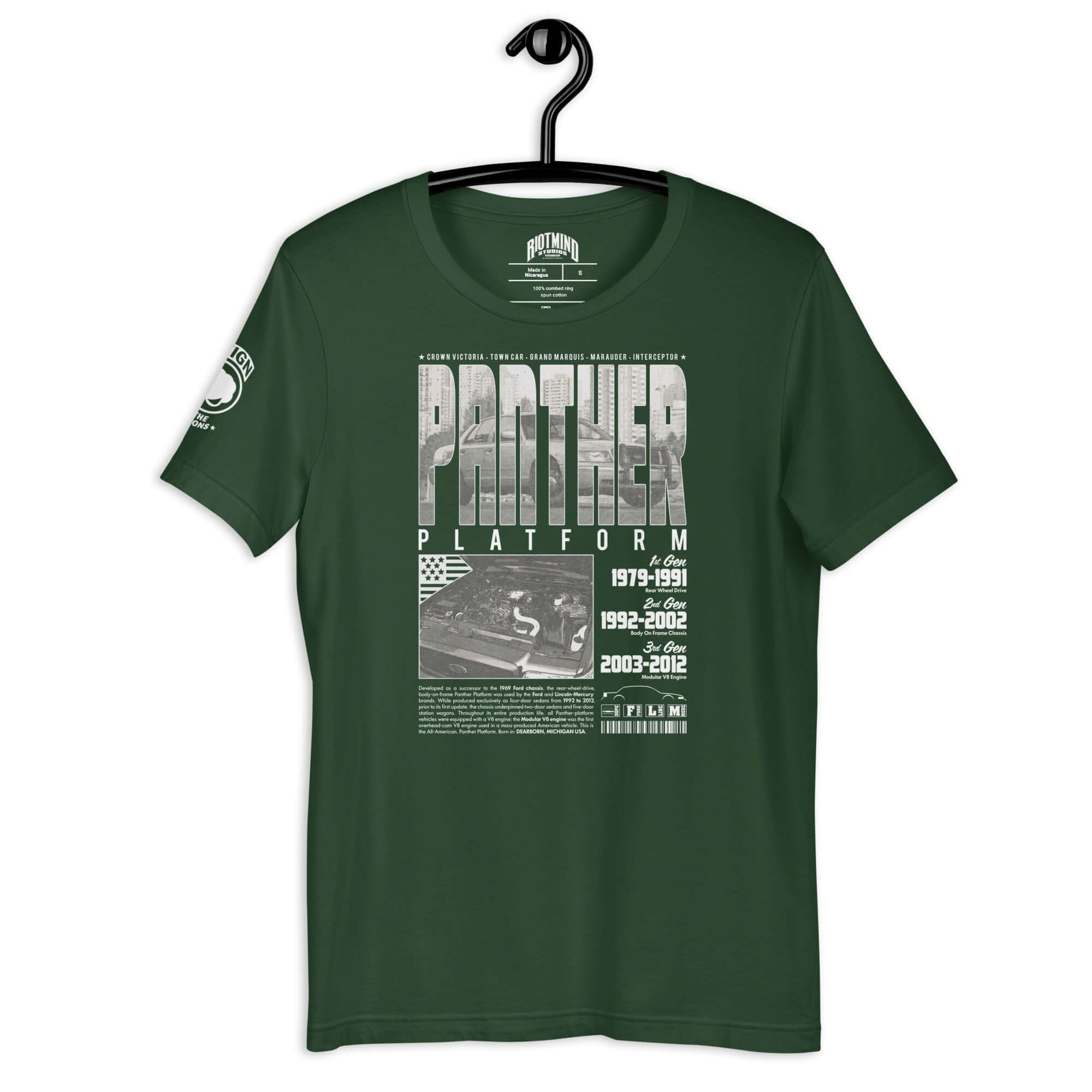 Panther Platform History Unisex t-shirt
