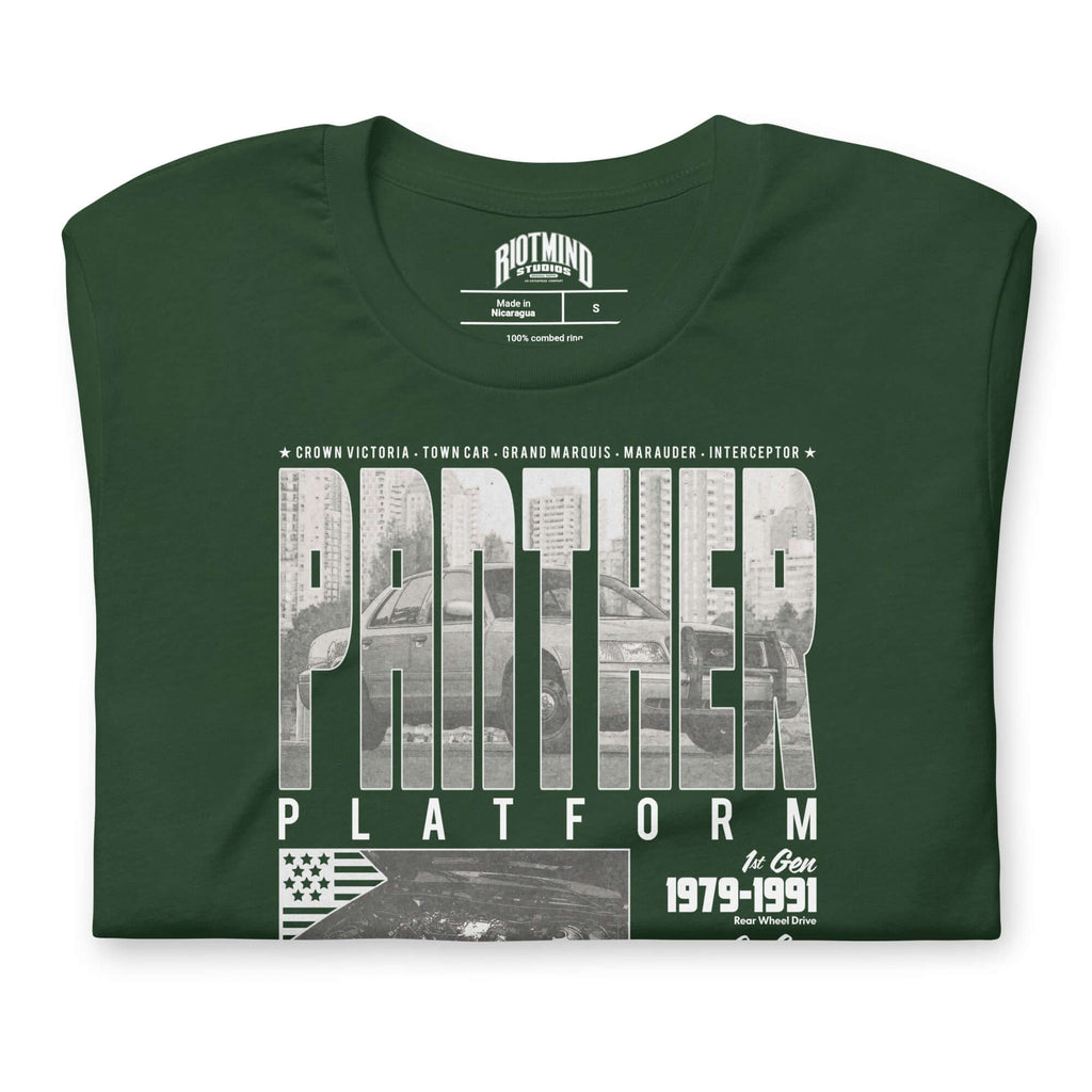 Panther Platform History Unisex t-shirt