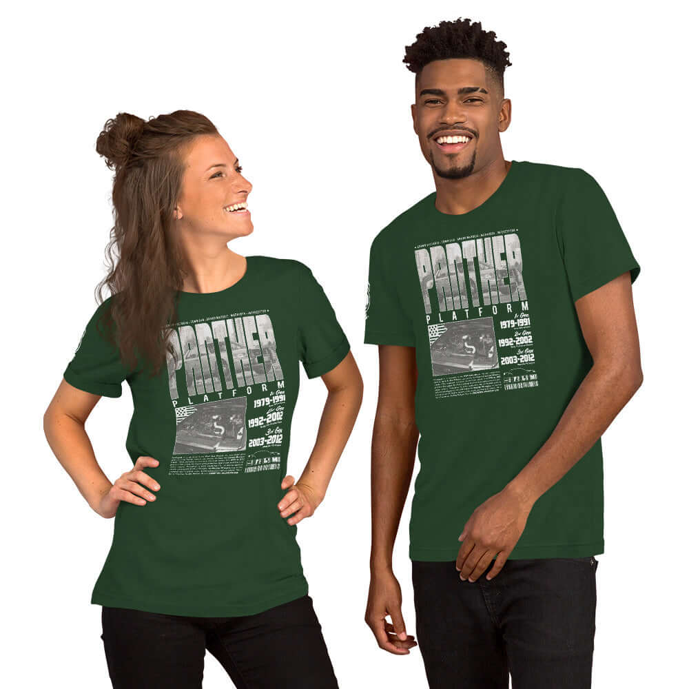 Panther Platform History Unisex t-shirt