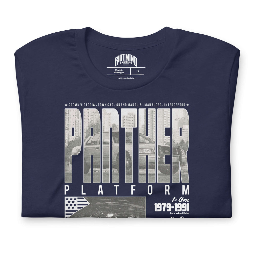 Panther Platform History Unisex t-shirt
