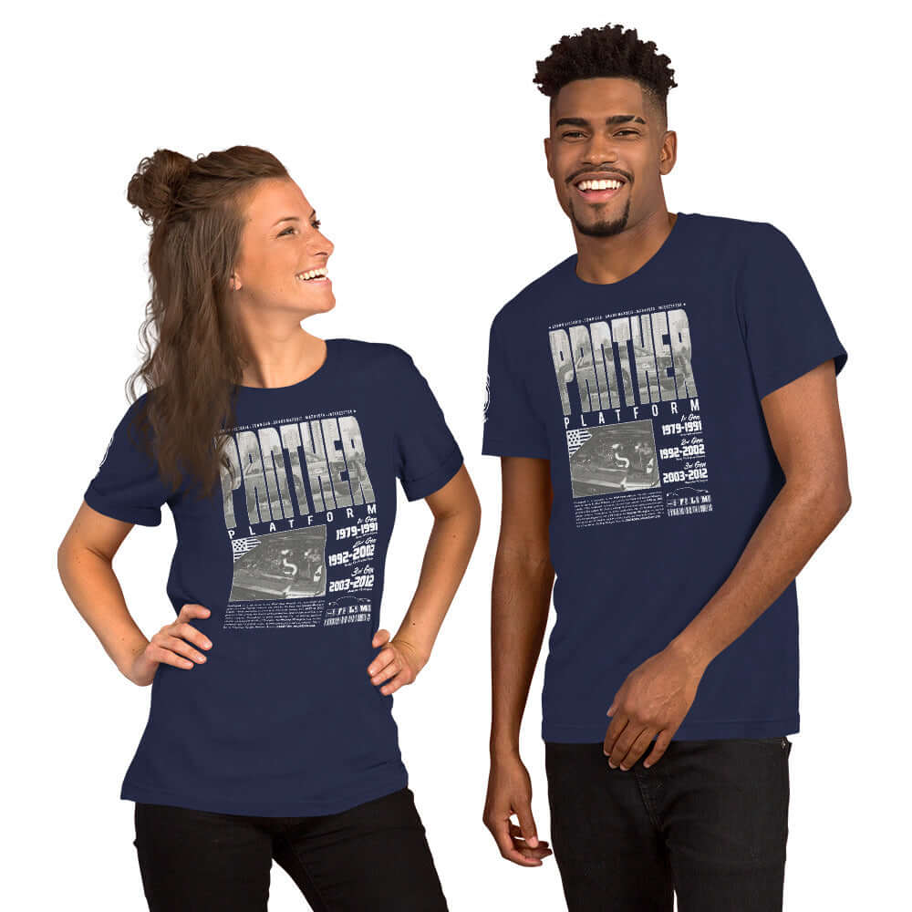 Panther Platform History Unisex t-shirt
