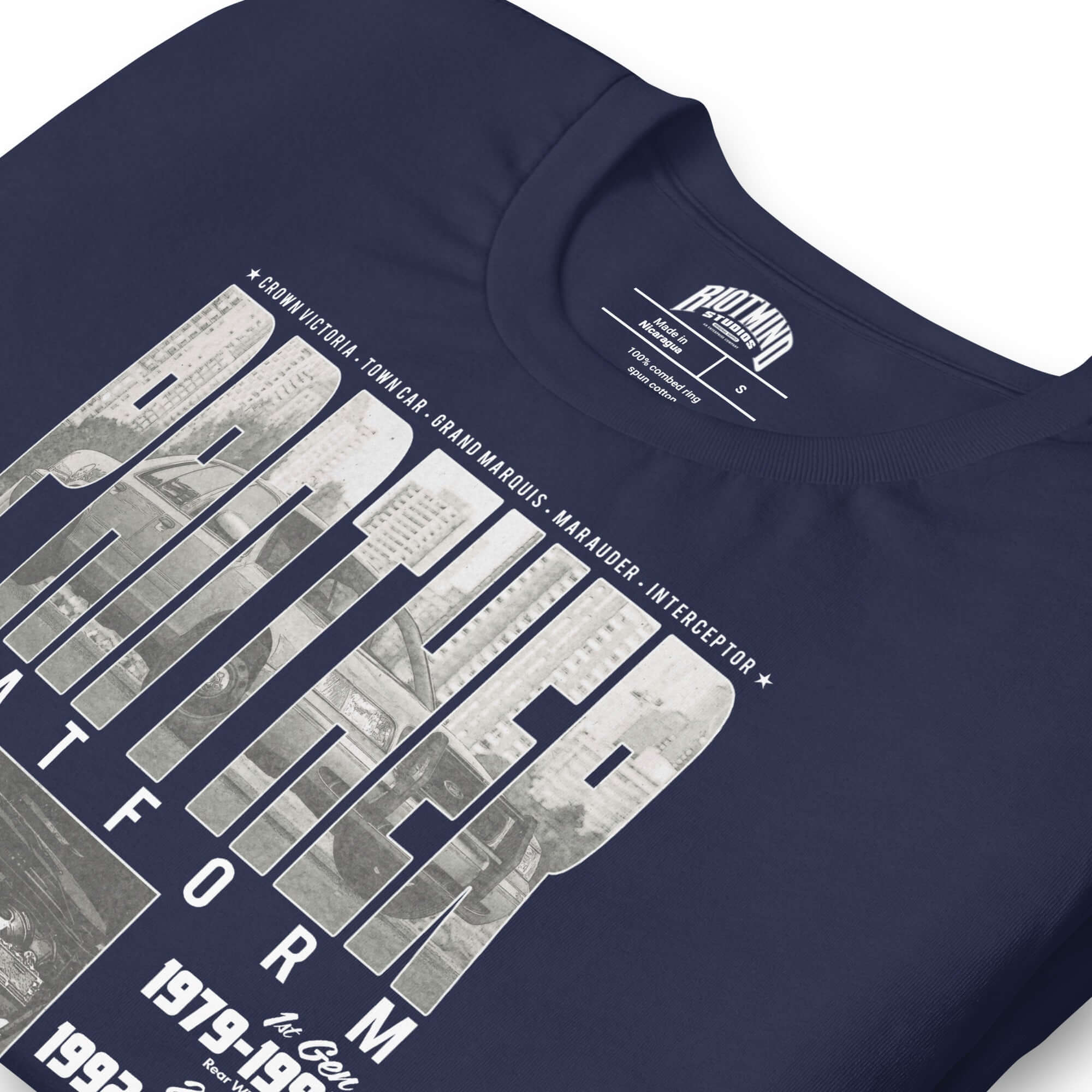 Panther Platform History Unisex t-shirt