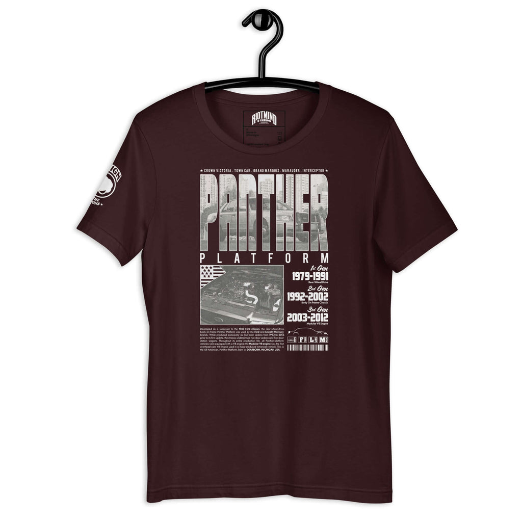 Panther Platform History Unisex t-shirt