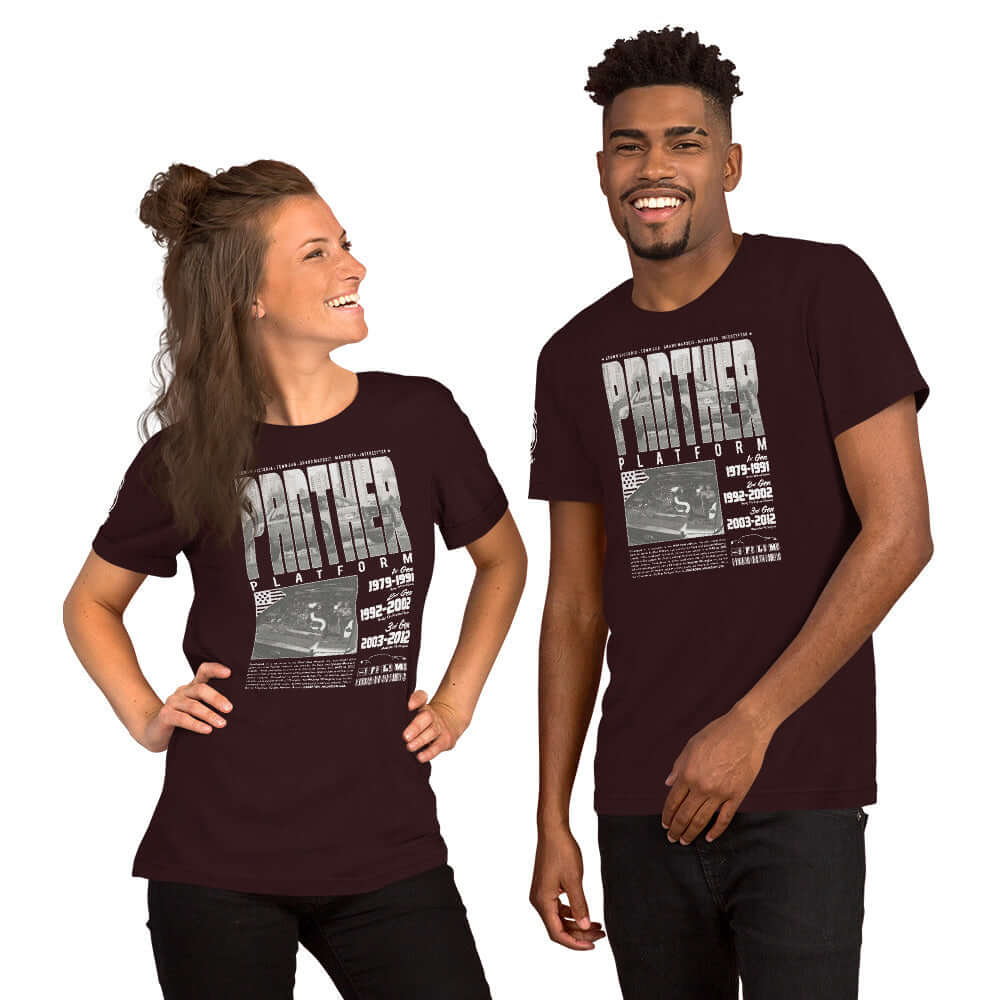 Panther Platform History Unisex t-shirt