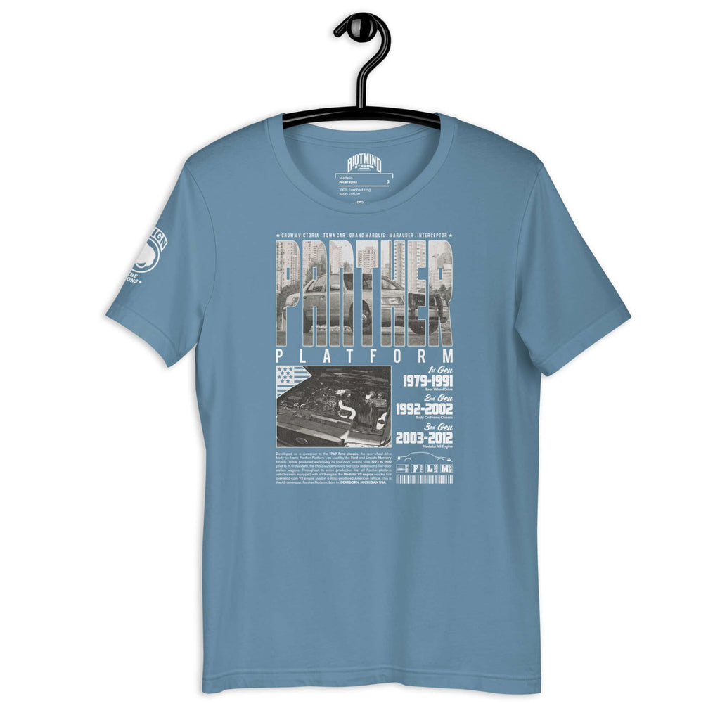 Panther Platform History Unisex t-shirt