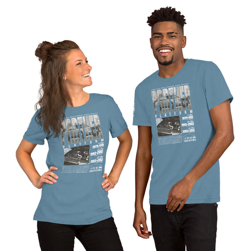 Panther Platform History Unisex t-shirt