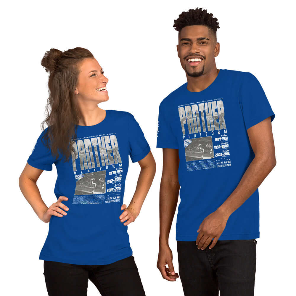 Panther Platform History Unisex t-shirt