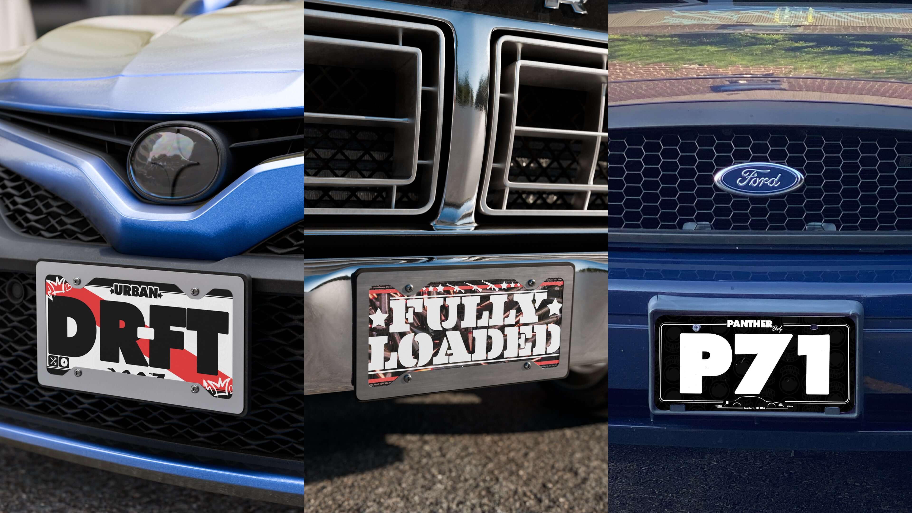 Vanity Plate Product Page Hero Image