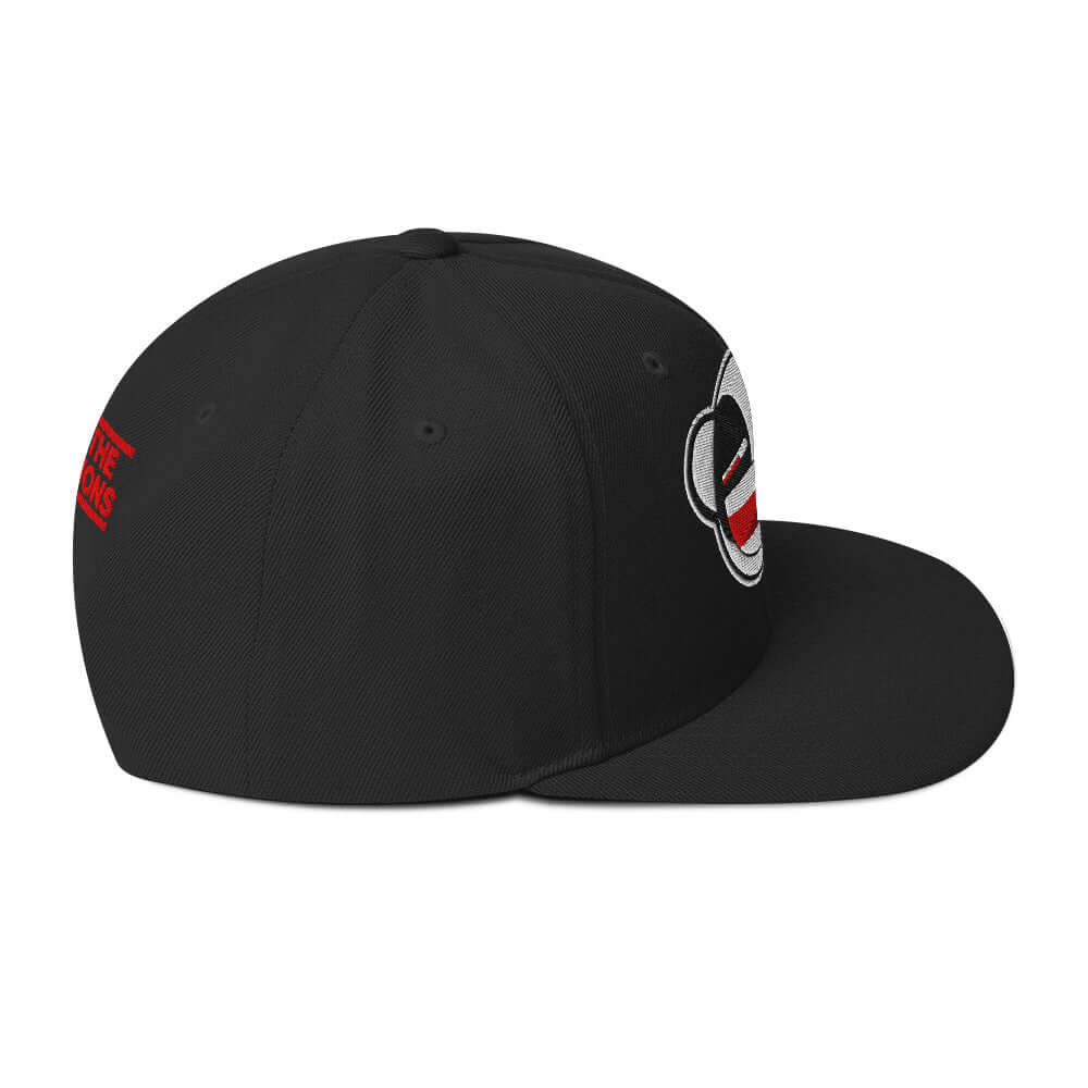Psycho Panda Bear | Snapback Hat Product mockup