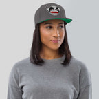 Psycho Panda Bear | Snapback Hat Product mockup