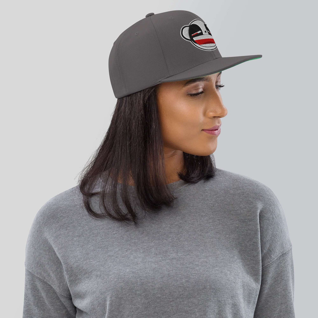 Psycho Panda Bear | Snapback Hat Product mockup