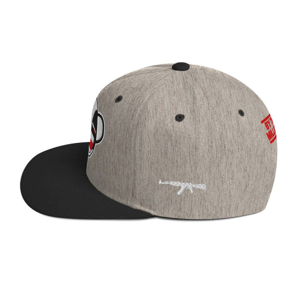 Psycho Panda Bear | Snapback Hat Product mockup