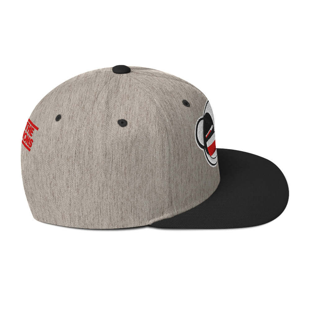 Psycho Panda Bear | Snapback Hat Product mockup