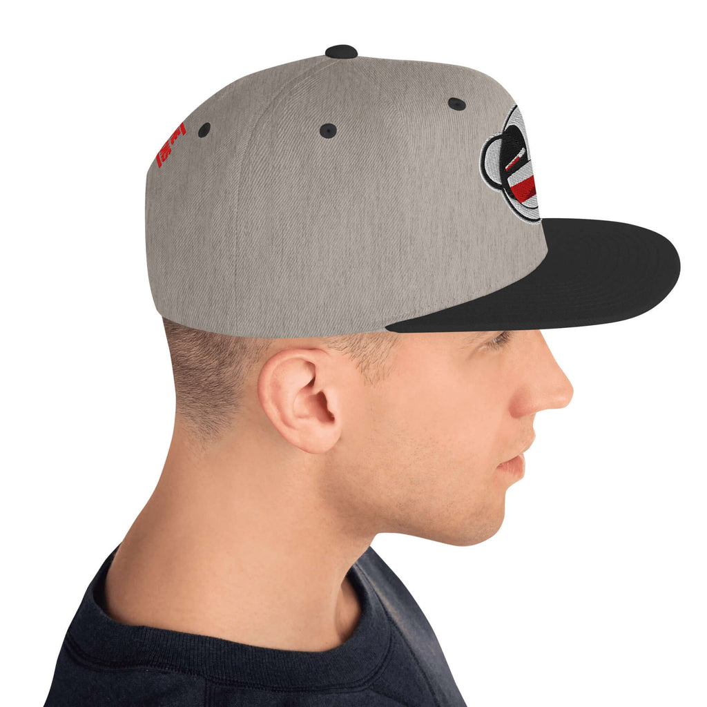 Psycho Panda Bear | Snapback Hat Product mockup