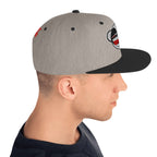Psycho Panda Bear | Snapback Hat Product mockup