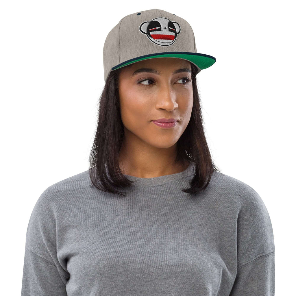 Psycho Panda Bear | Snapback Hat Product mockup