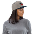 Psycho Panda Bear | Snapback Hat Product mockup