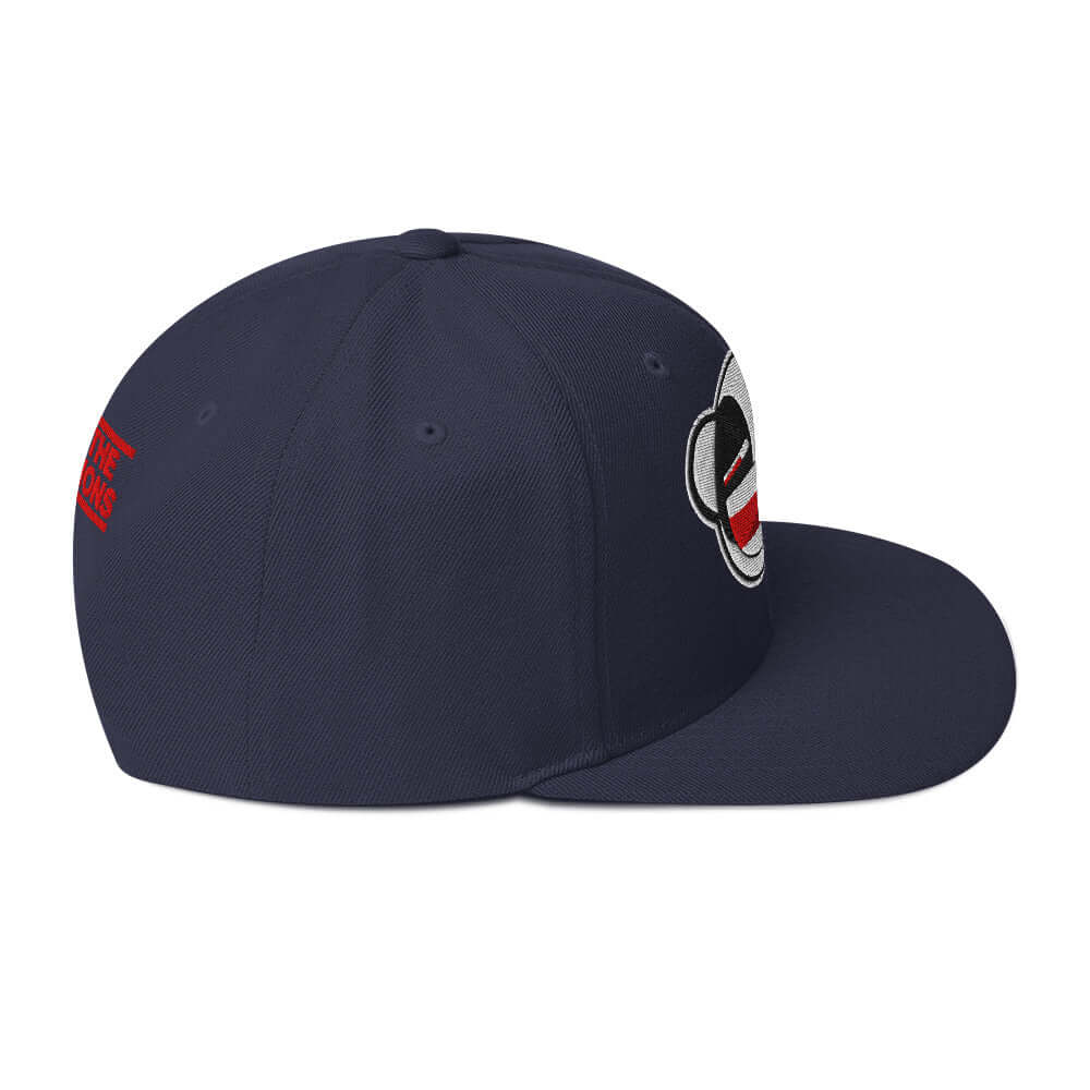 Psycho Panda Bear | Snapback Hat Product mockup
