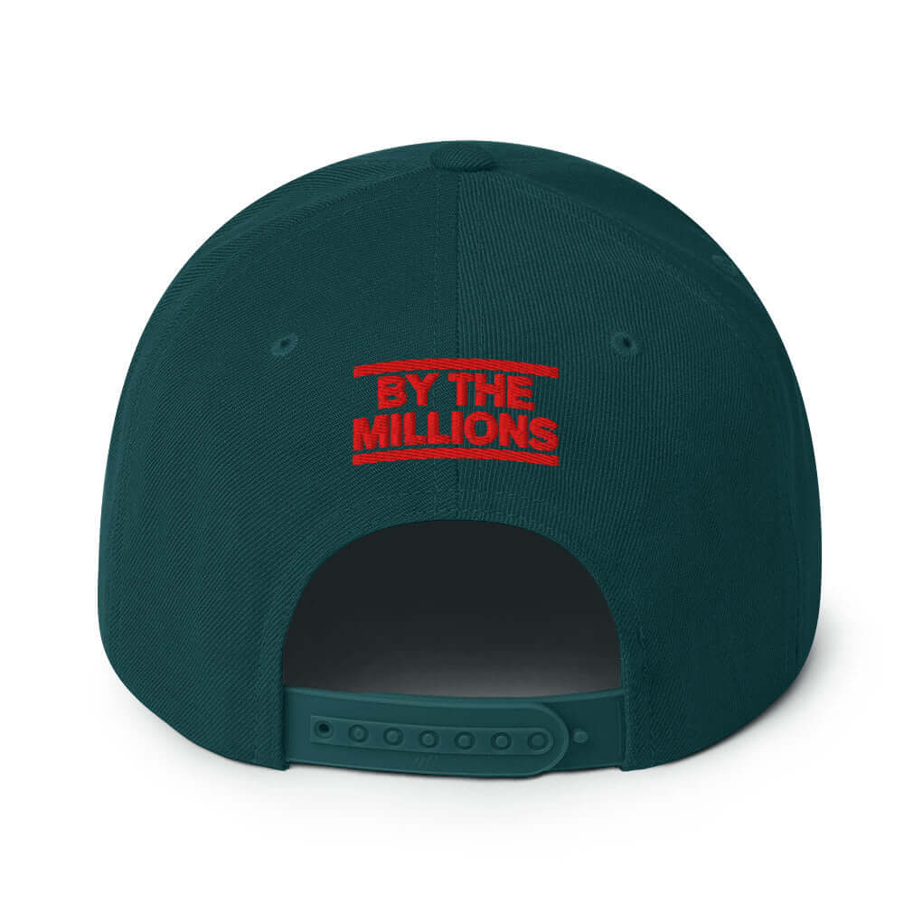 Psycho Panda Bear | Snapback Hat Product mockup