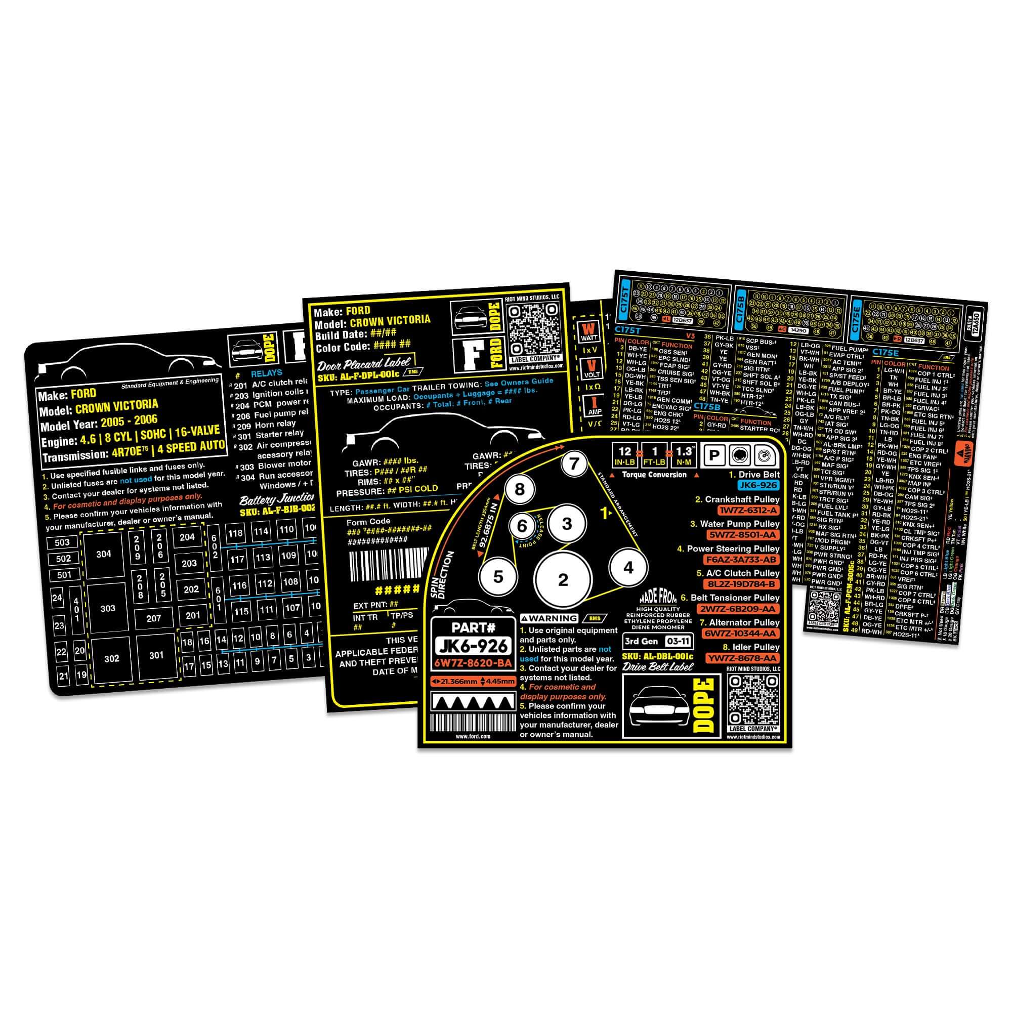 2005 - 2011 Panther Platform Label Bundle 2