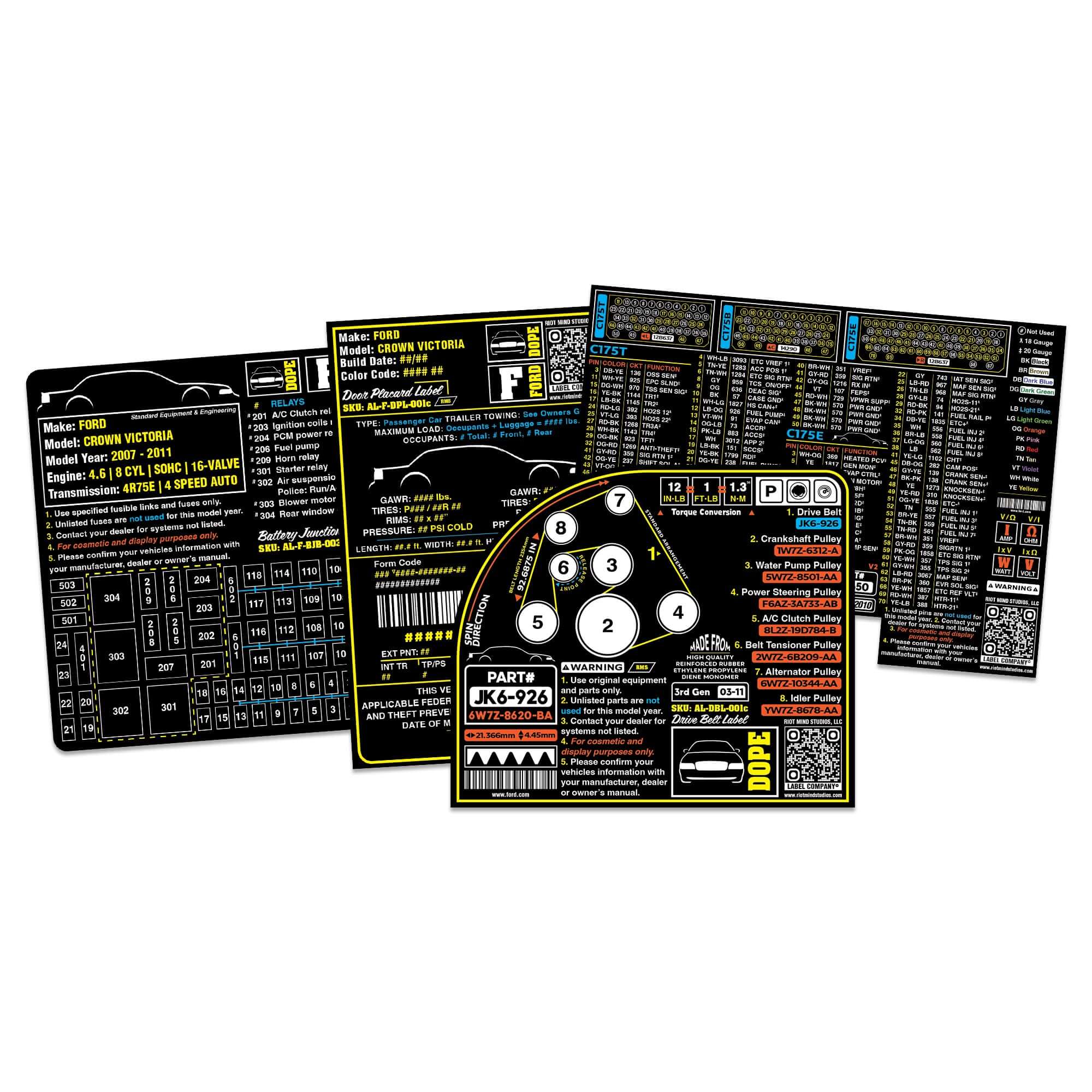 2005 - 2011 Panther Platform Label Bundle 2
