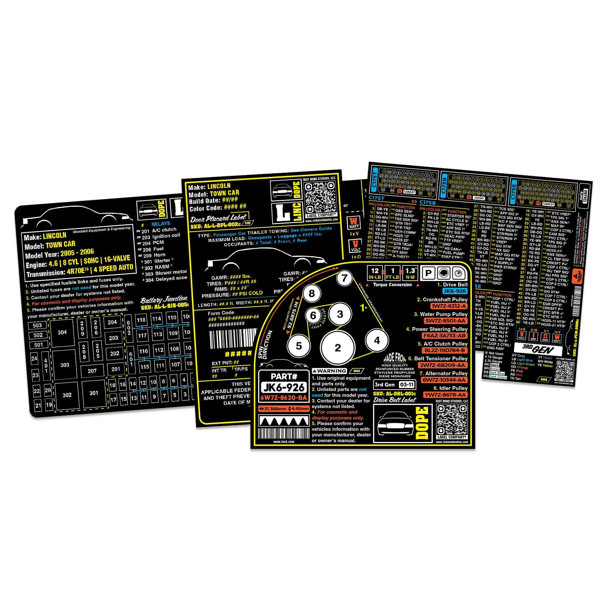 2005 - 2011 Panther Platform Label Bundle 2