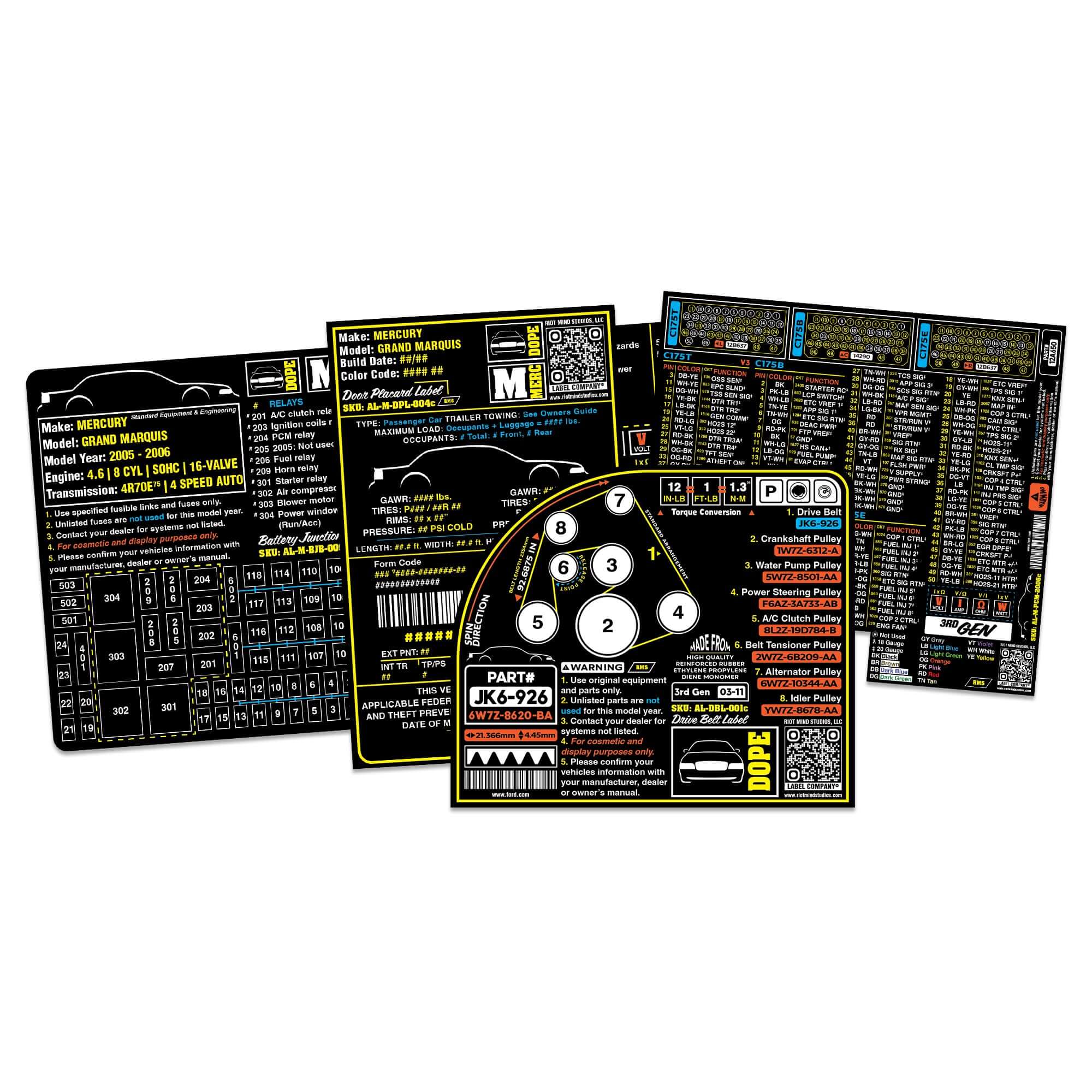 2005 - 2011 Panther Platform Label Bundle 2