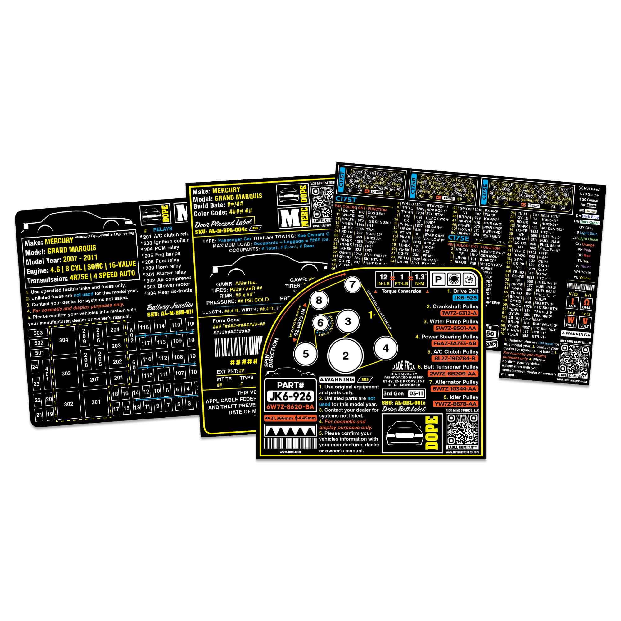 2005 - 2011 Panther Platform Label Bundle 2