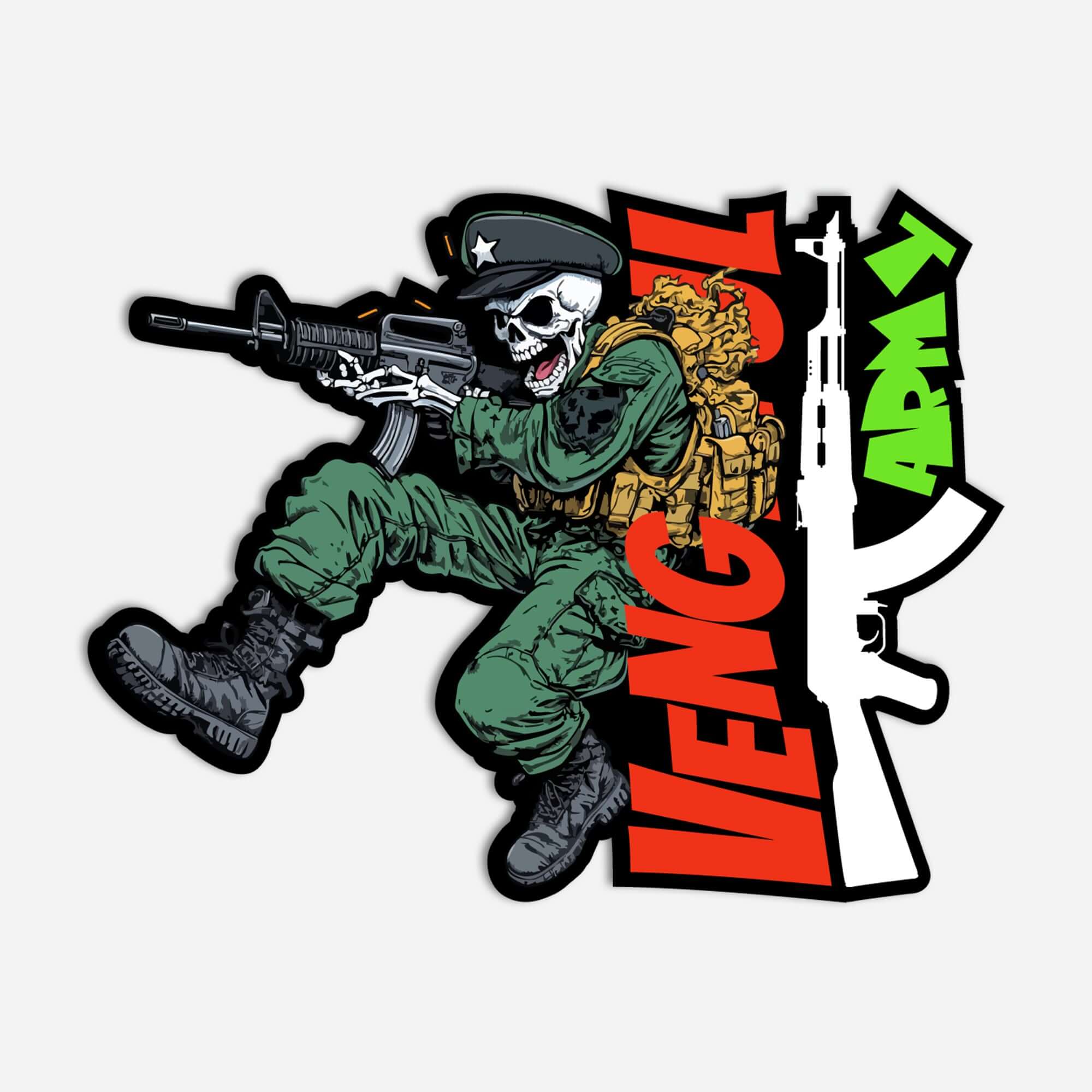 Vengeful Army - Rot Jaw Sticker