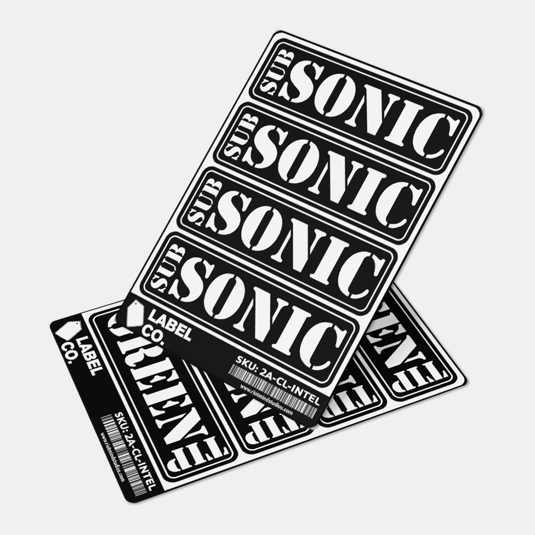 2A Safe & Ammo Case Labels Intel