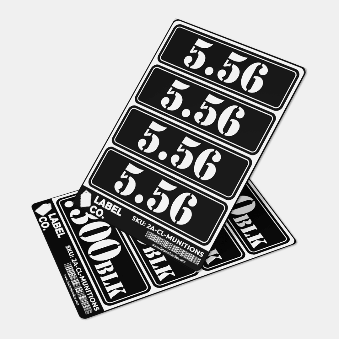 2A Safe & Ammo Case Labels