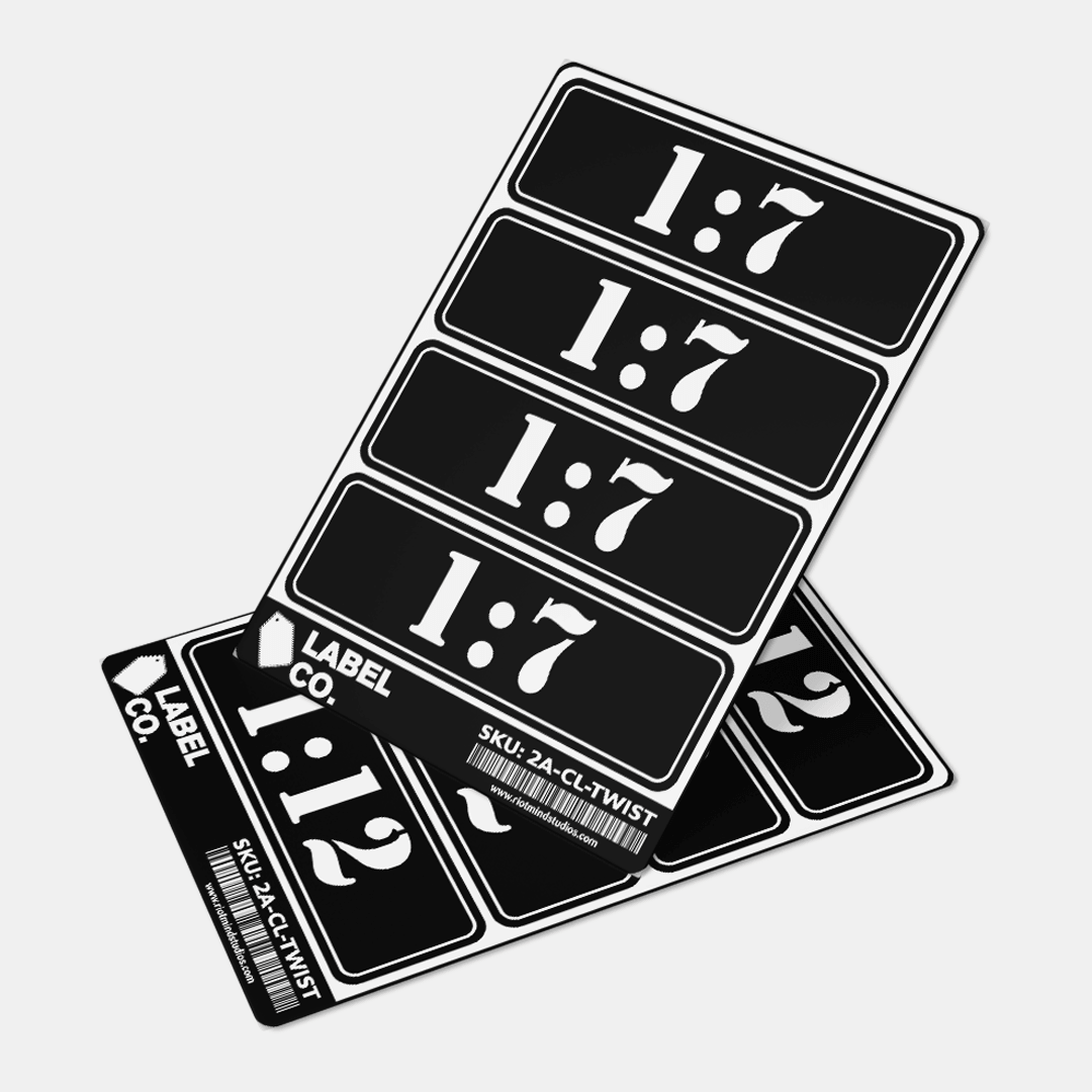 2A Safe & Ammo Case Labels