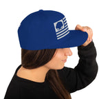 Riot Mind Studios Bravo Royal | Snapback Hat Product Mockup