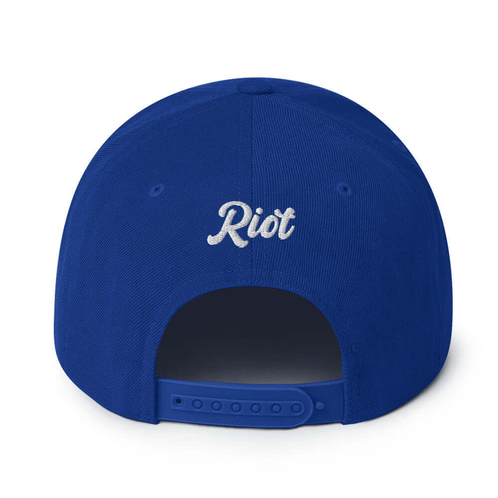 Riot Mind Studios Bravo Royal | Snapback Hat Product Mockup