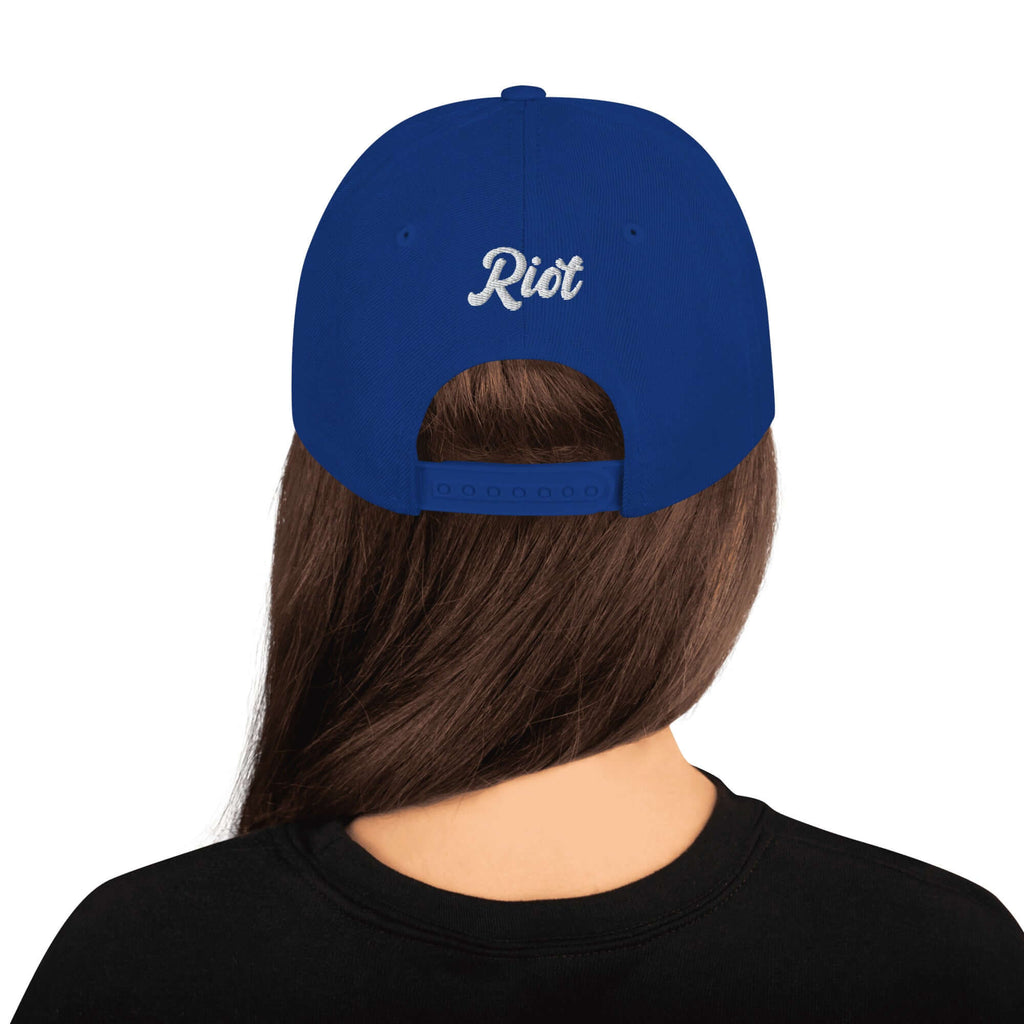 Riot Mind Studios Bravo Royal | Snapback Hat Product Mockup
