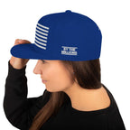 Riot Mind Studios Bravo Royal | Snapback Hat Product Mockup