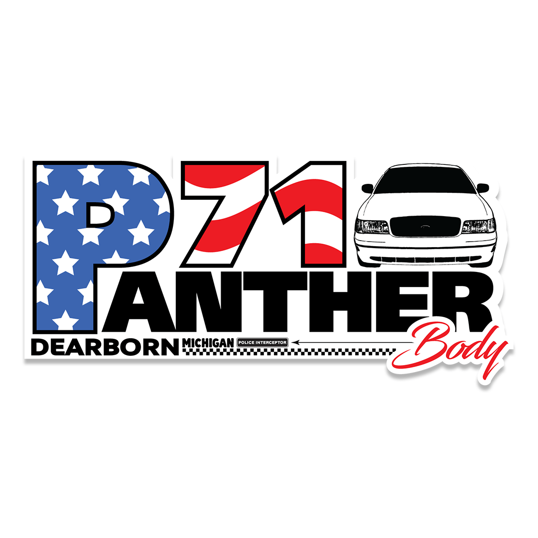 Panther Platform P71 Police Interceptor Sticker