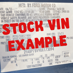 2003 - 2011 Panther Platform VIN Label