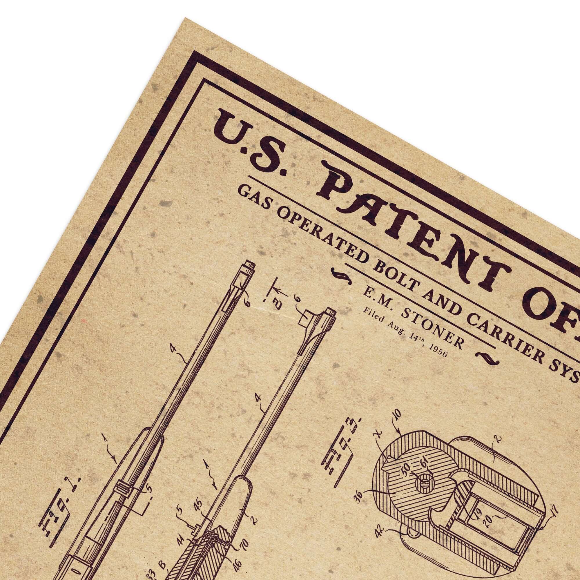 Stoner Rifle | Patent Poster