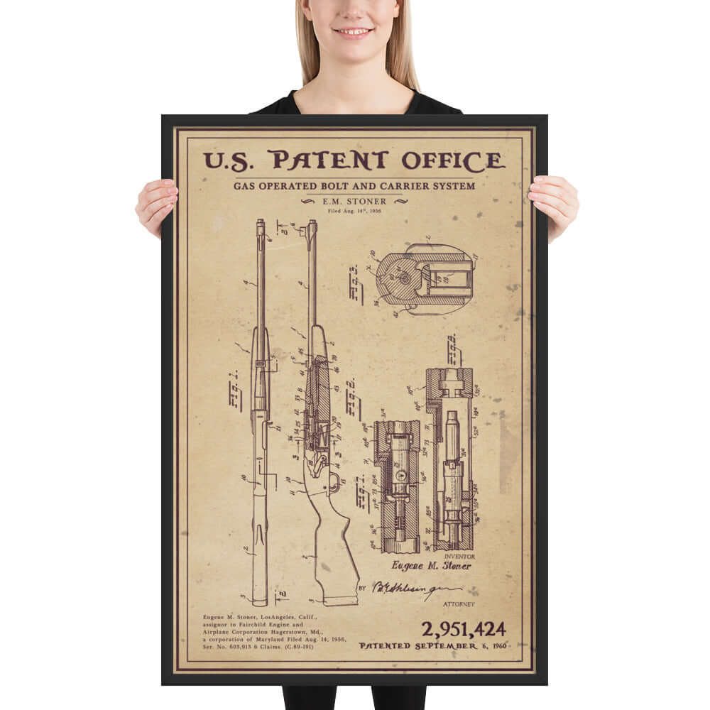 Stoner Rifle | Patent Poster