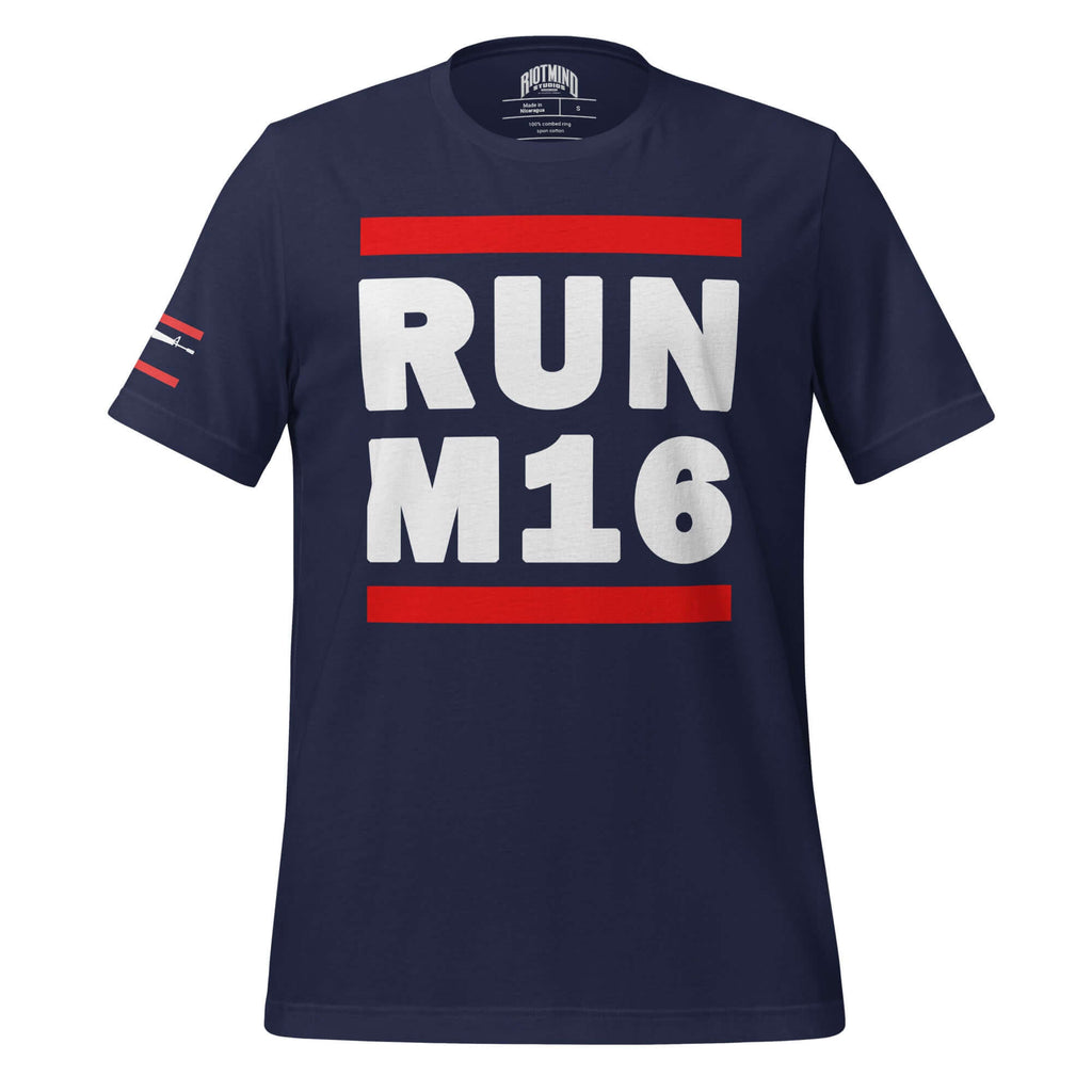 Rifle RUN M16 Unisex t-shirt