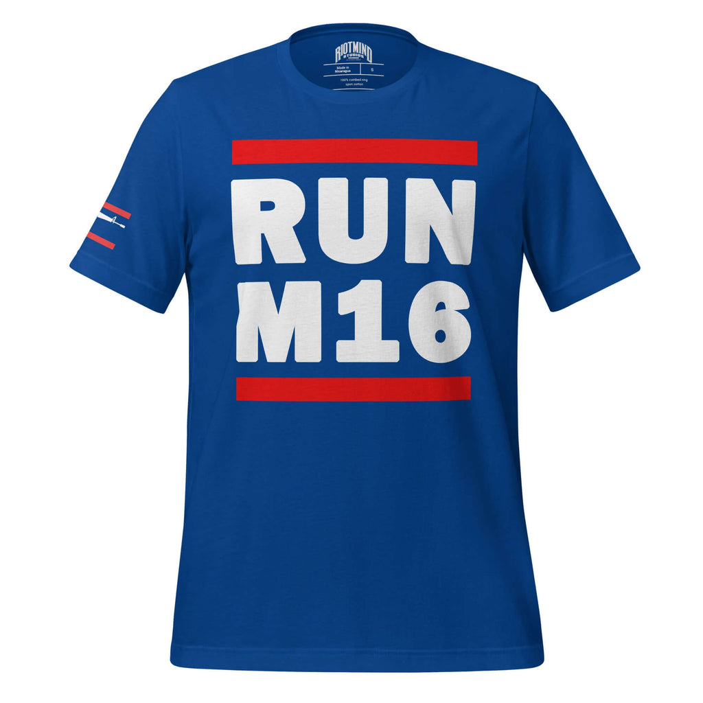 Rifle RUN M16 Unisex t-shirt