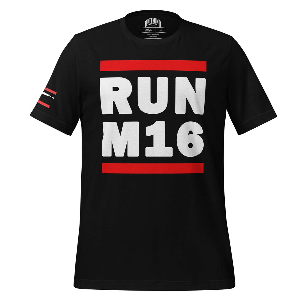 Rifle RUN M16 Unisex t-shirt