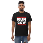 Concealed Carry RUN CCW Unisex t-shirt Product mockup
