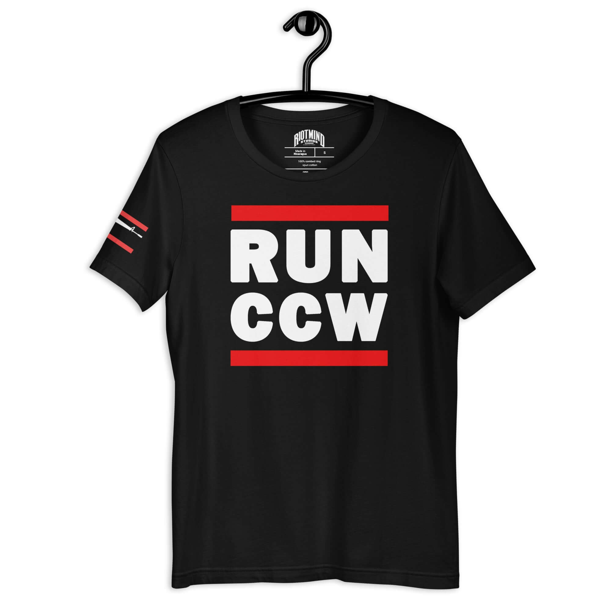 Concealed Carry RUN CCW Unisex t-shirt Product mockup