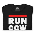 Concealed Carry RUN CCW Unisex t-shirt Product mockup