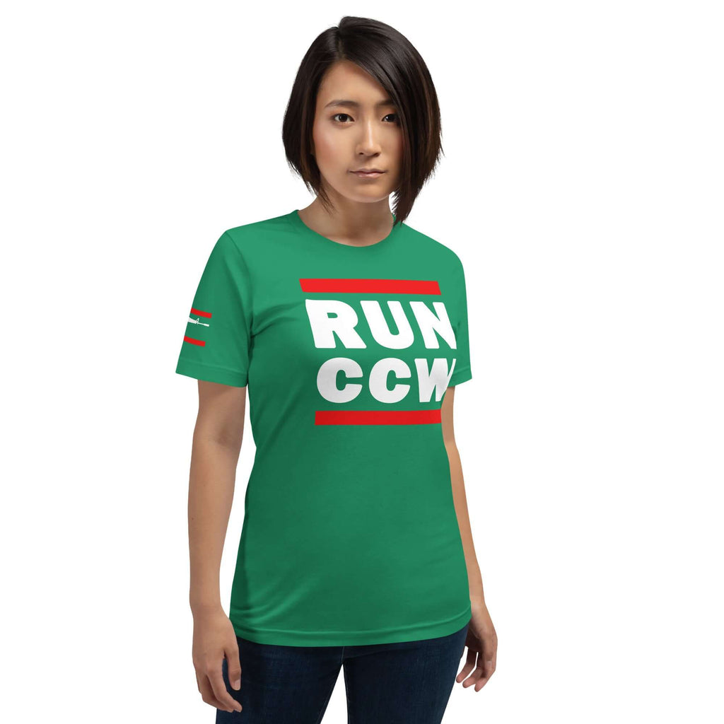 Concealed Carry RUN CCW Unisex t-shirt Product mockup