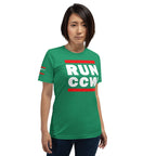 Concealed Carry RUN CCW Unisex t-shirt Product mockup